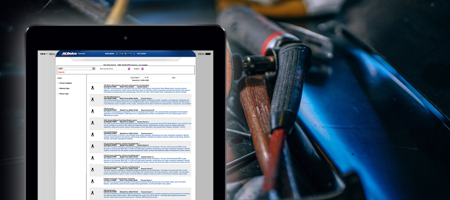 ACDelco Web Based Training