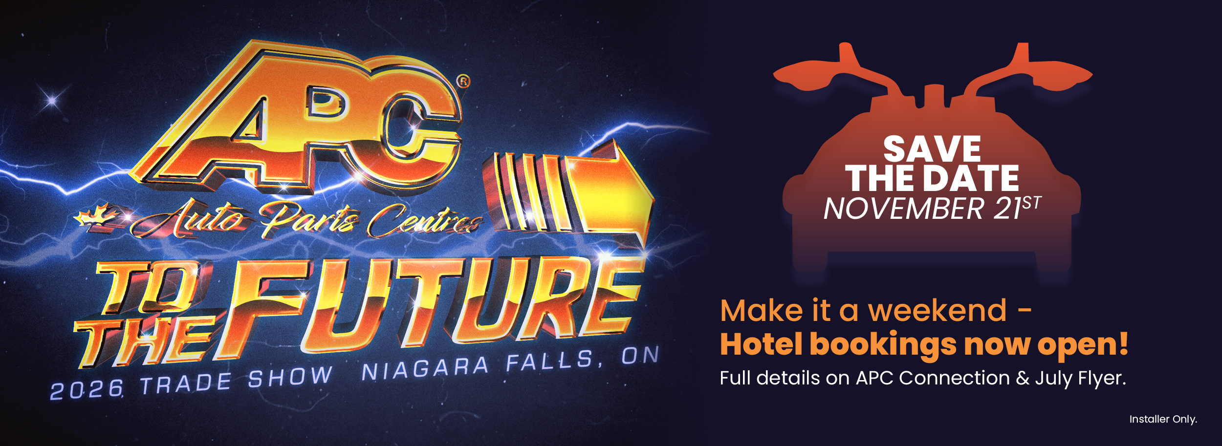 APC Trade Show Hotel Booking Open